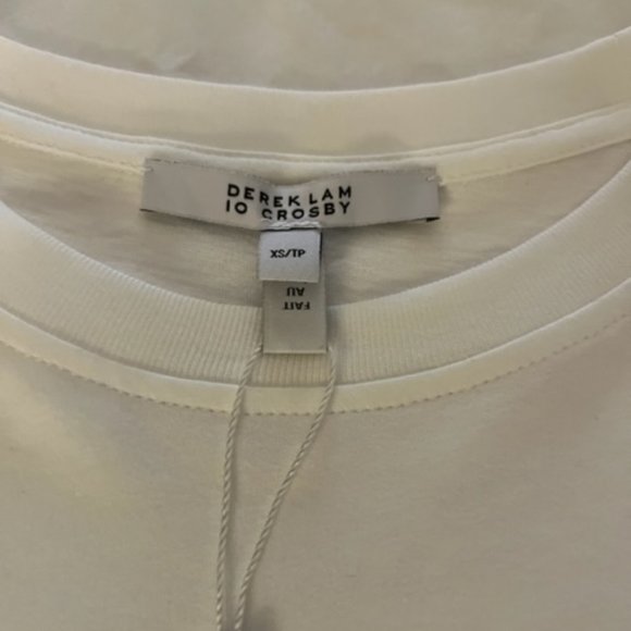 NWT Derek Lam 10 Crosby Eva Puff Sleeve Tee - Picture 7 of 7